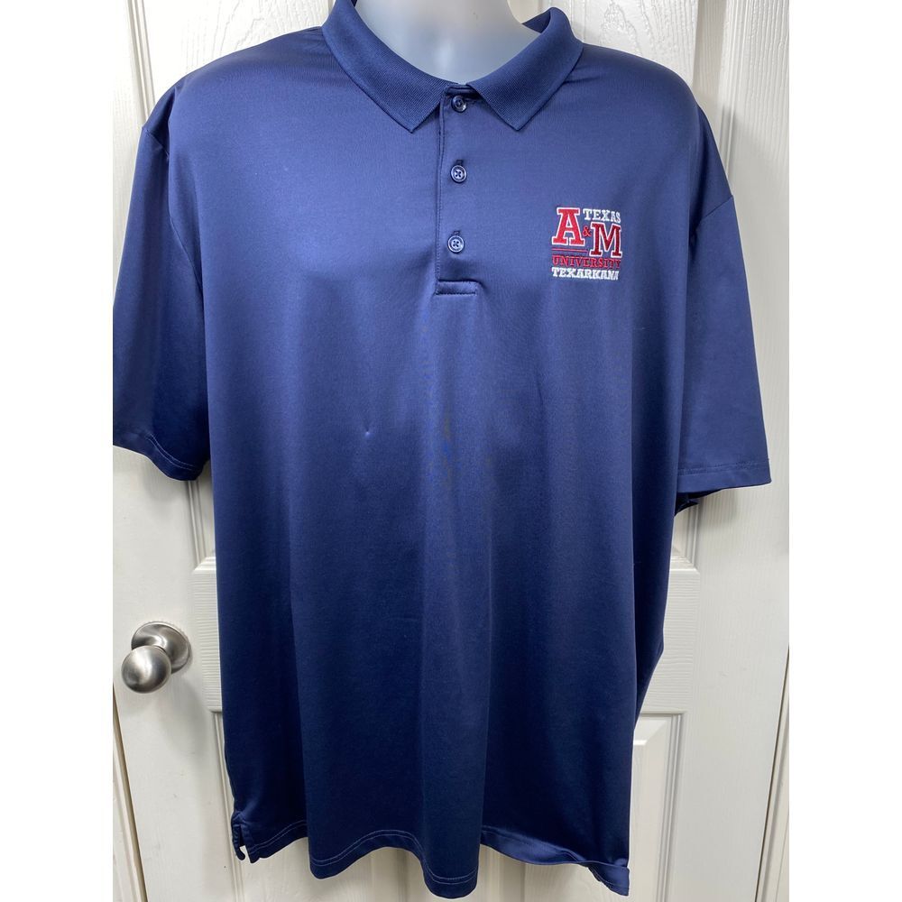 Texas A&M University Callaway Golf Navy Blue Opti-Dri Performance Polo Shirt XXL